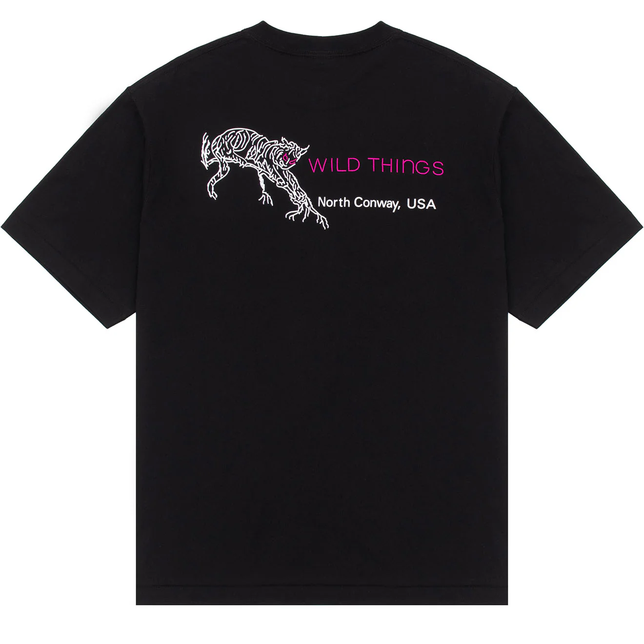 Wild Things Wild Cat T-Shirt Black - Image 3
