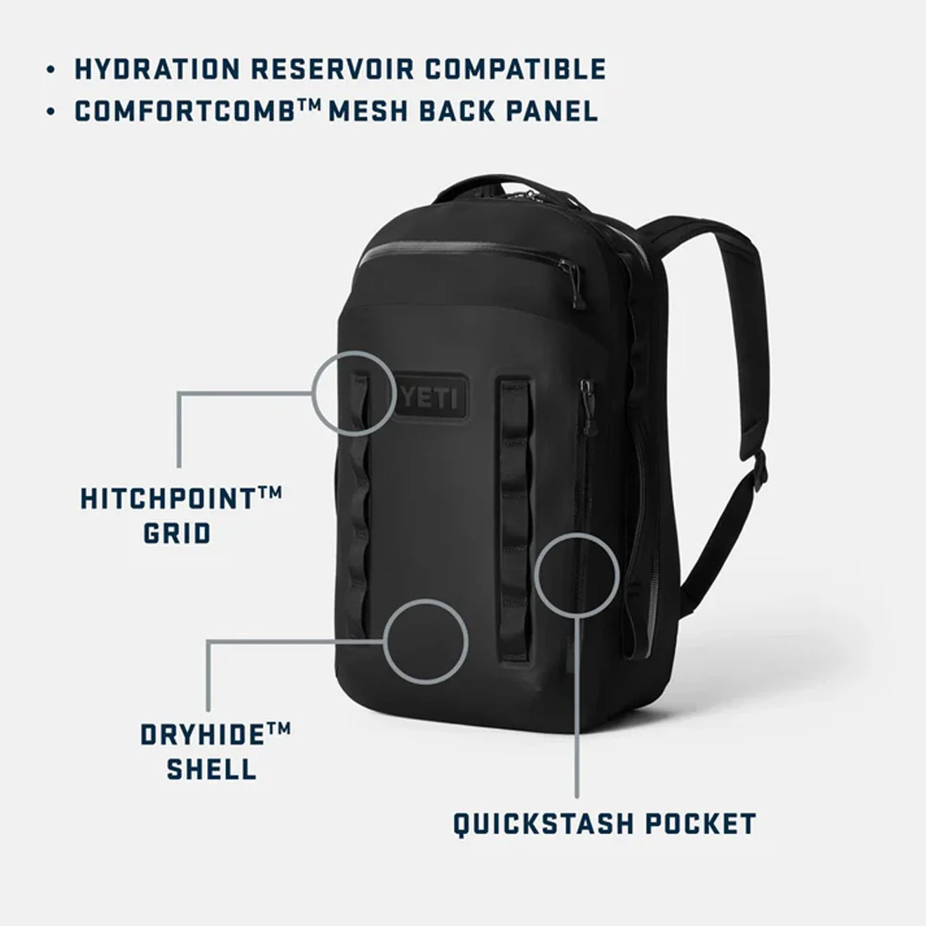 YETI Cayo 35L Backpack Olive - Image 8