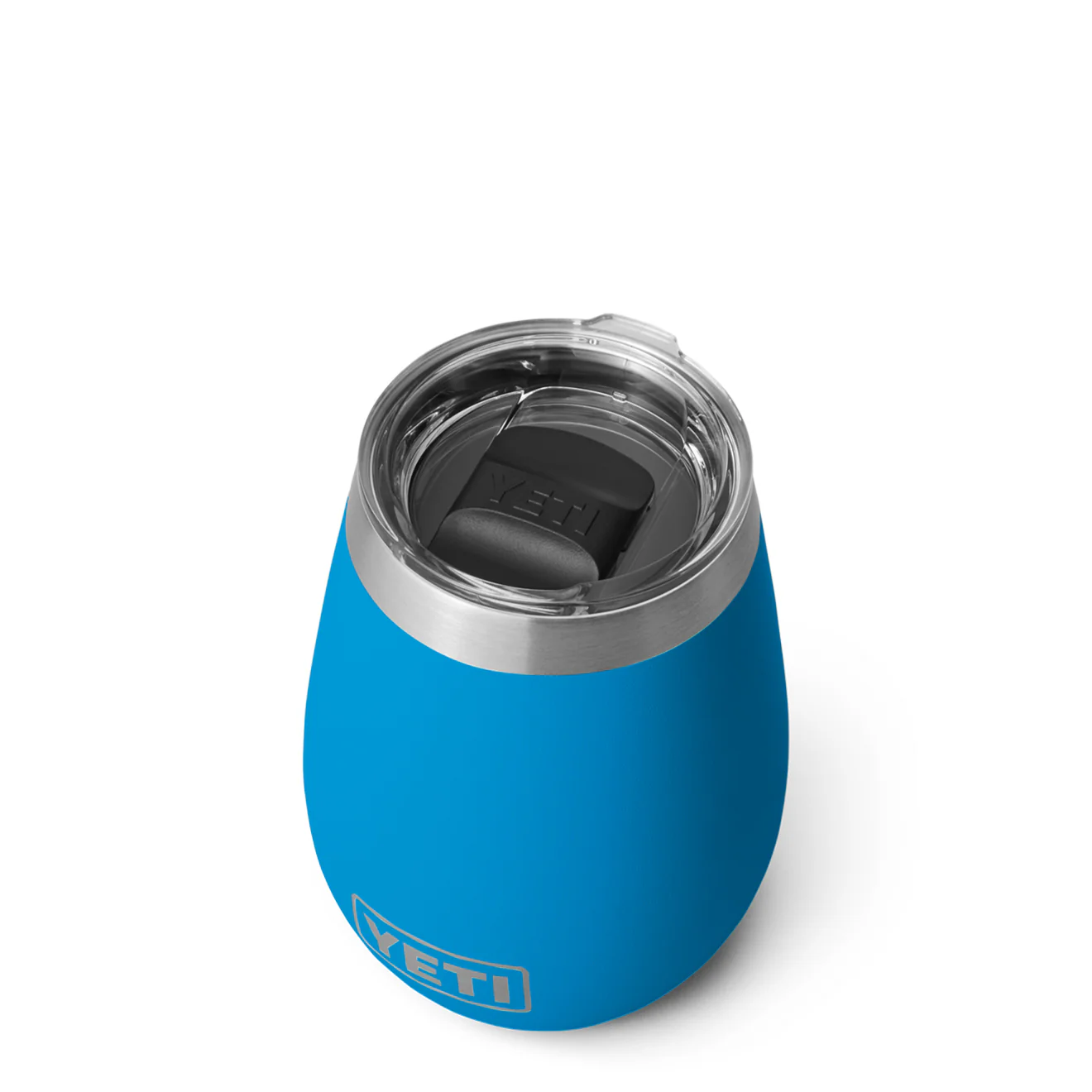 YETI Rambler 10oz Wine Tumbler Big Wave Blue - Image 3