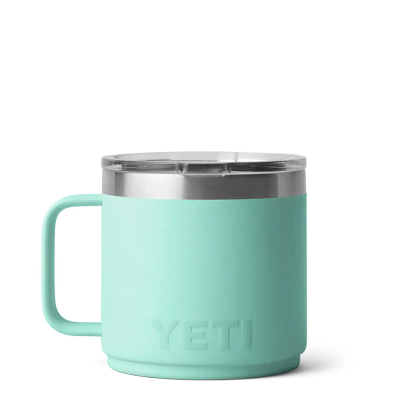 YETI Rambler 14oz Stackable Mug MS 2.0 Seafoam - Image 2