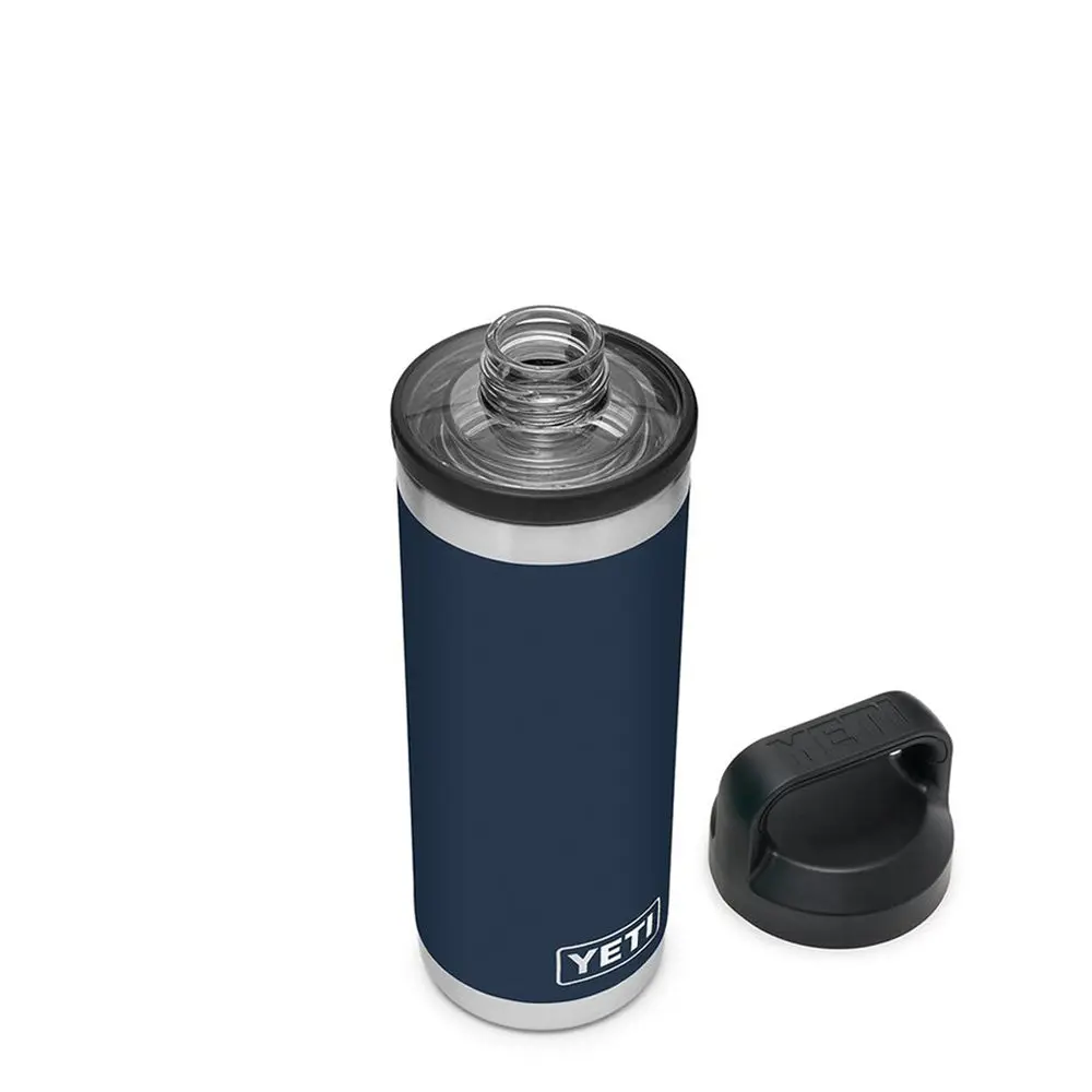 YETI Rambler 18oz Bottle Chug Navy - Image 3