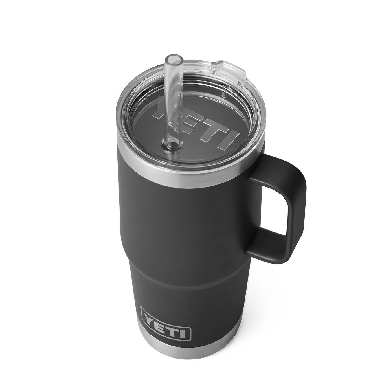 YETI Rambler 25oz Straw Mug Black - Image 3
