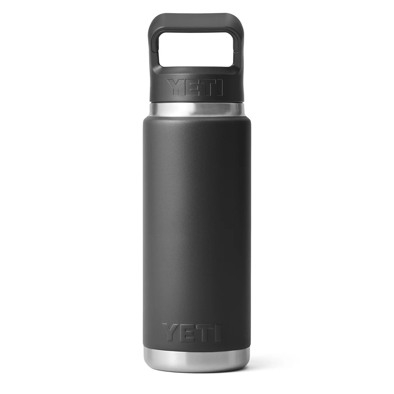 YETI Rambler 26oz Straw Bottle Black - Image 2