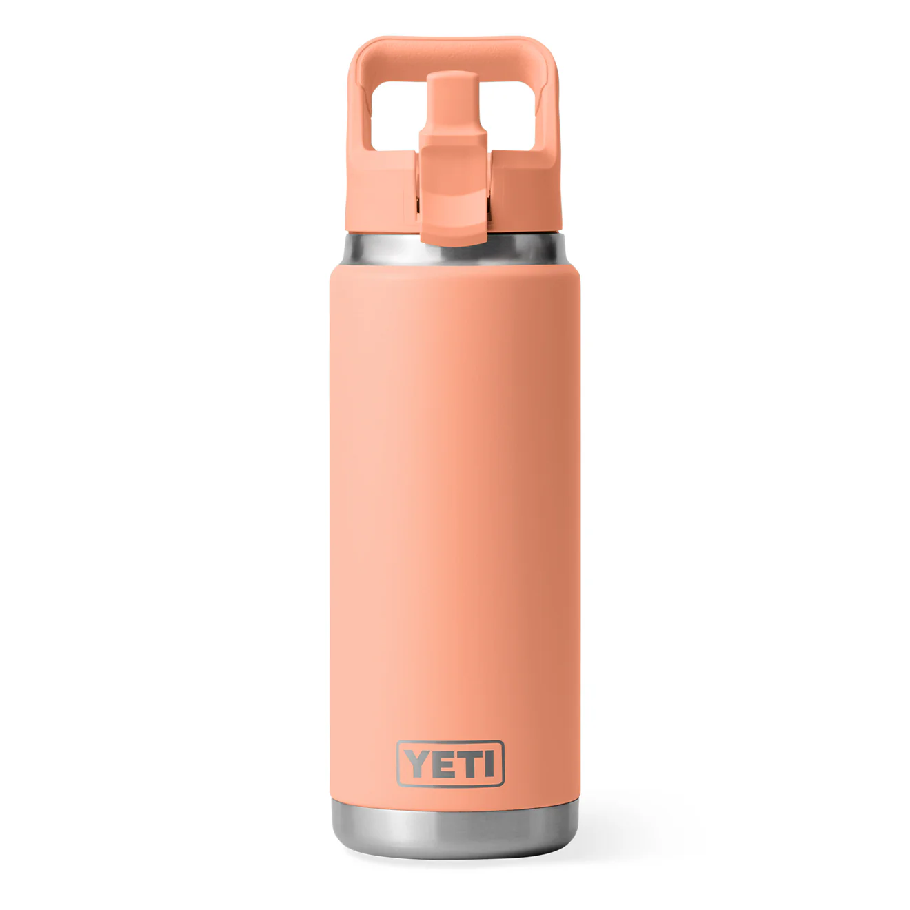 YETI Rambler 26oz Straw Bottle Lowcountry Peach - Image 4