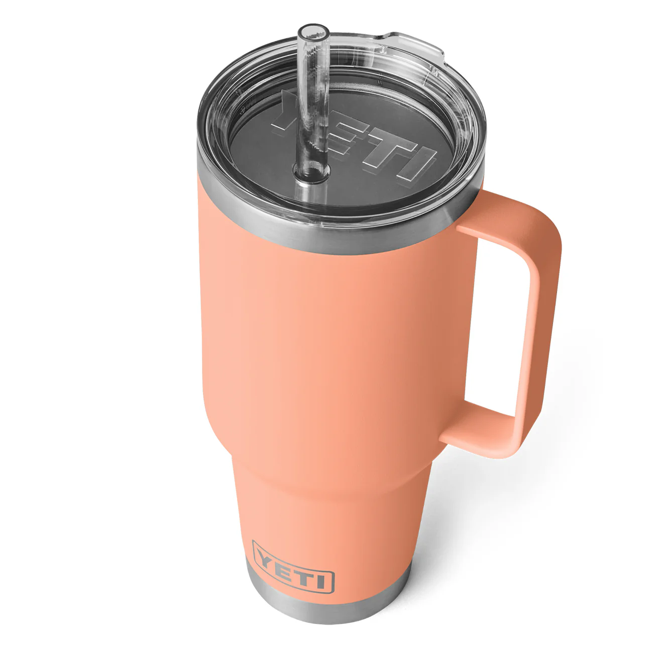 YETI Rambler 42oz Straw Mug Lowcountry Peach - Image 4