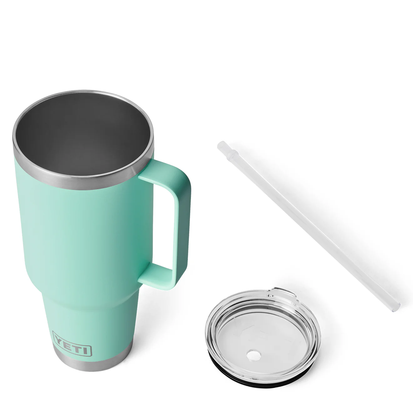YETI Rambler 42oz Straw Mug Sea Foam - Image 3